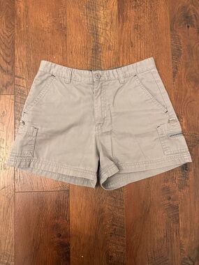 Aeropostale Light Gray Casual Shorts